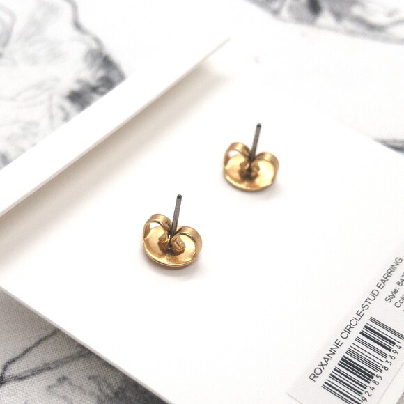❤︎ Tory Burch ❤︎ ROXANNE CIRCLE-STUD EARRING - Picture 3 of 7